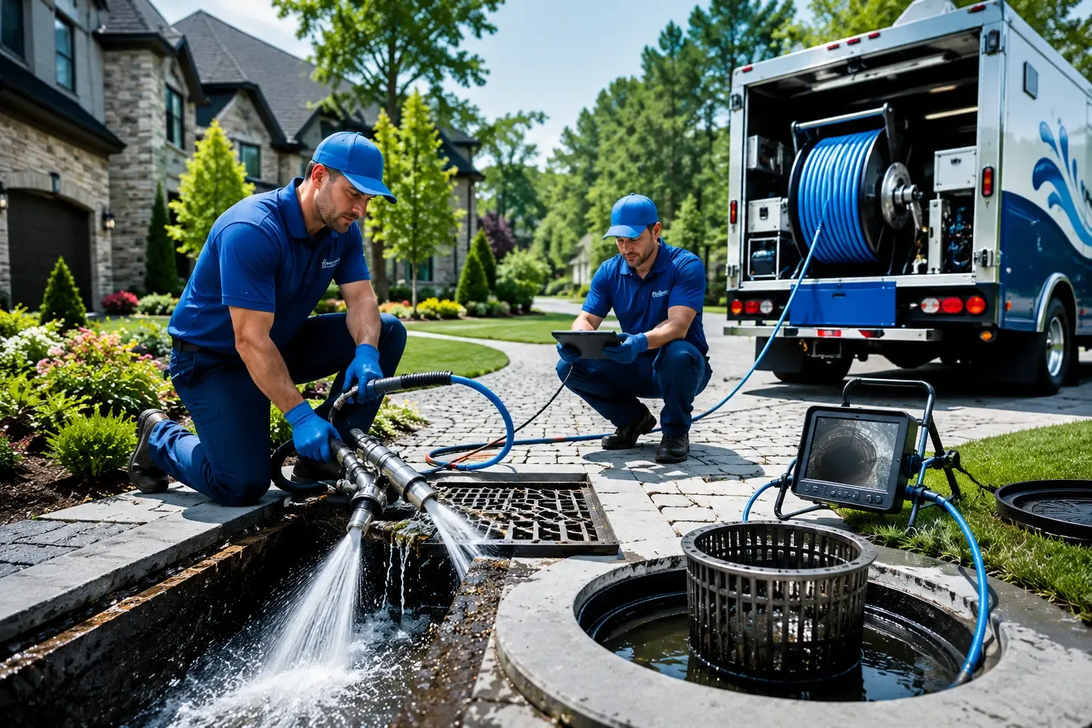 Local outdoor drain cleaning professionals in Valentines, VA